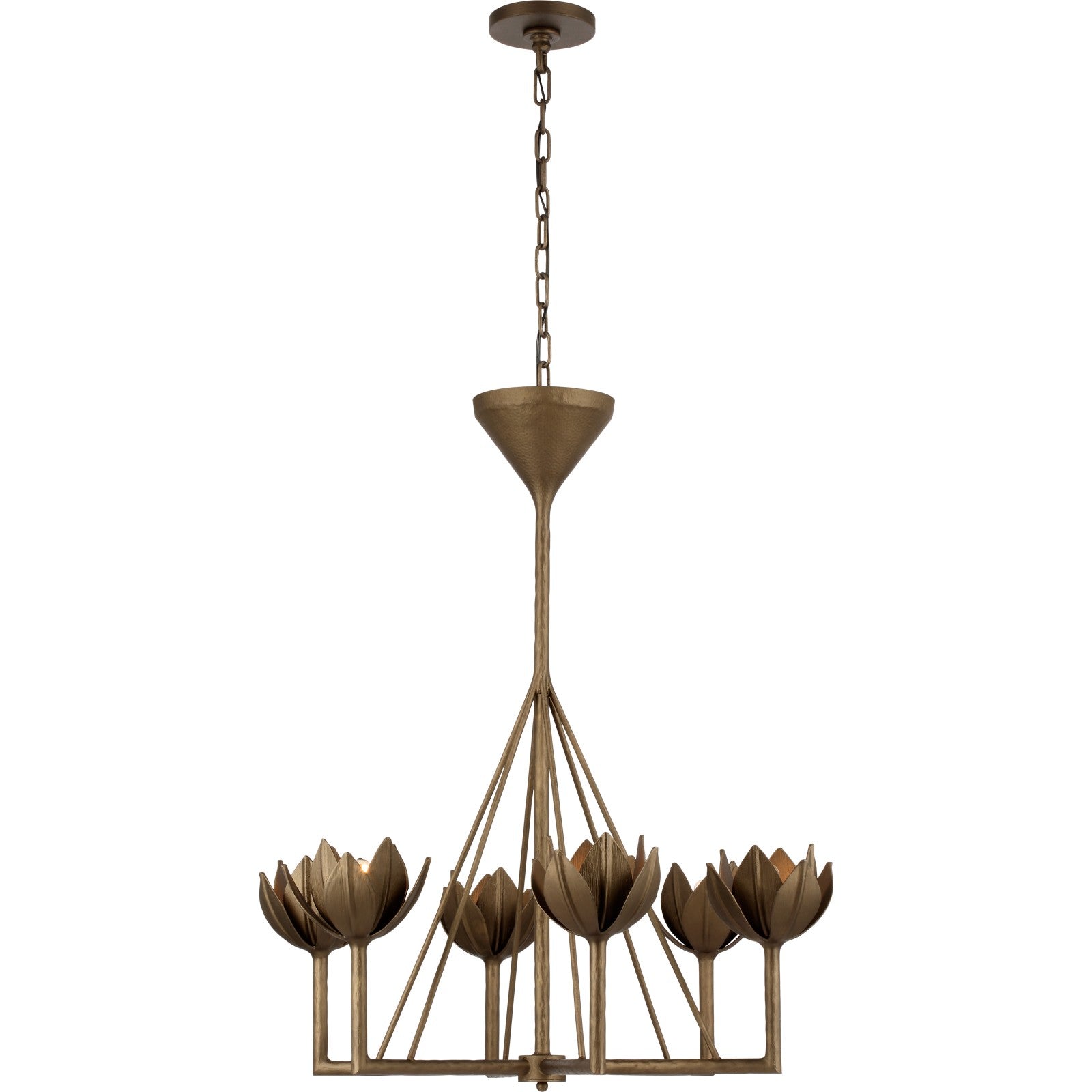 Alberto Small Single Tier Chandelier - Visual Comfort Ceiling Lights