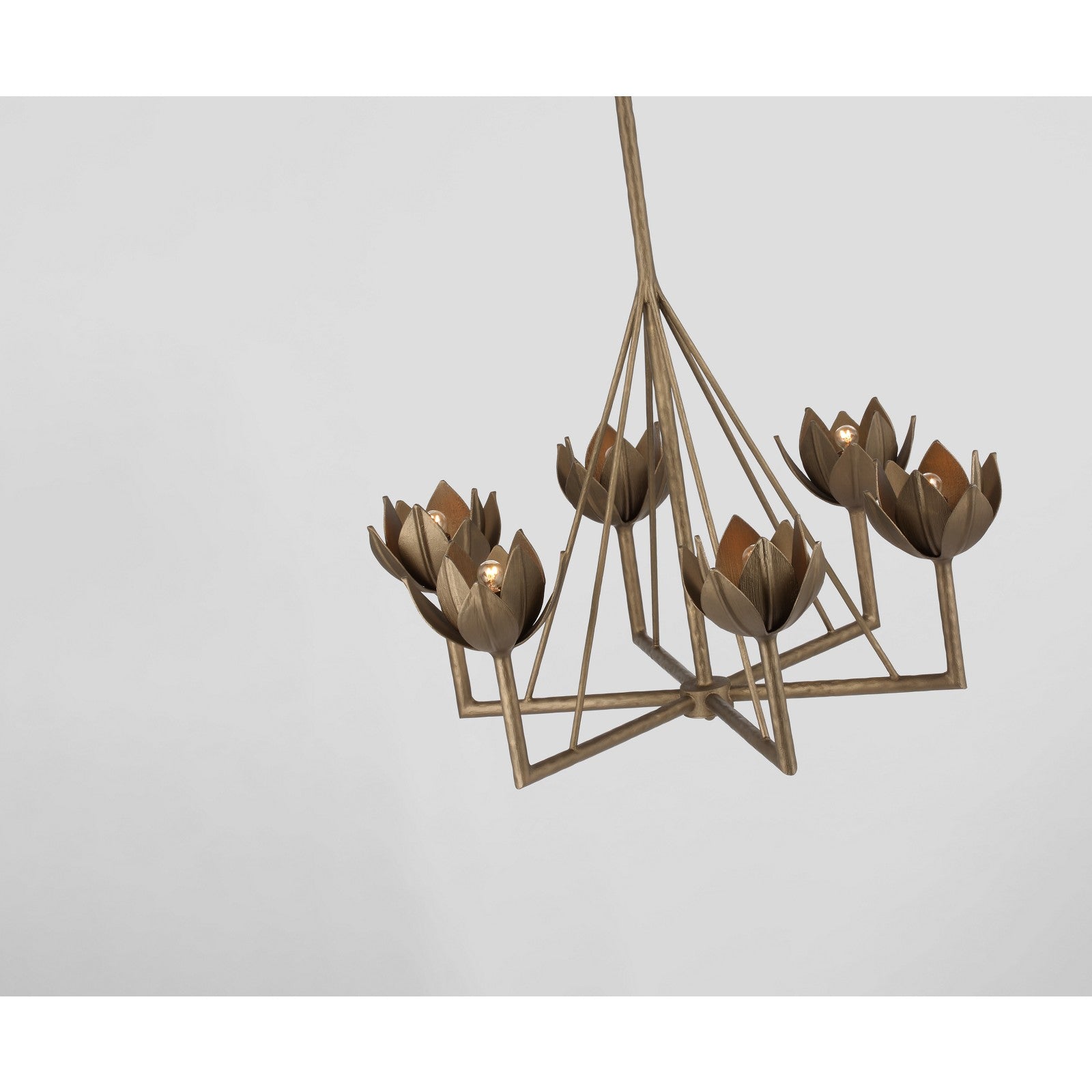 Alberto Small Single Tier Chandelier - Visual Comfort Ceiling Lights