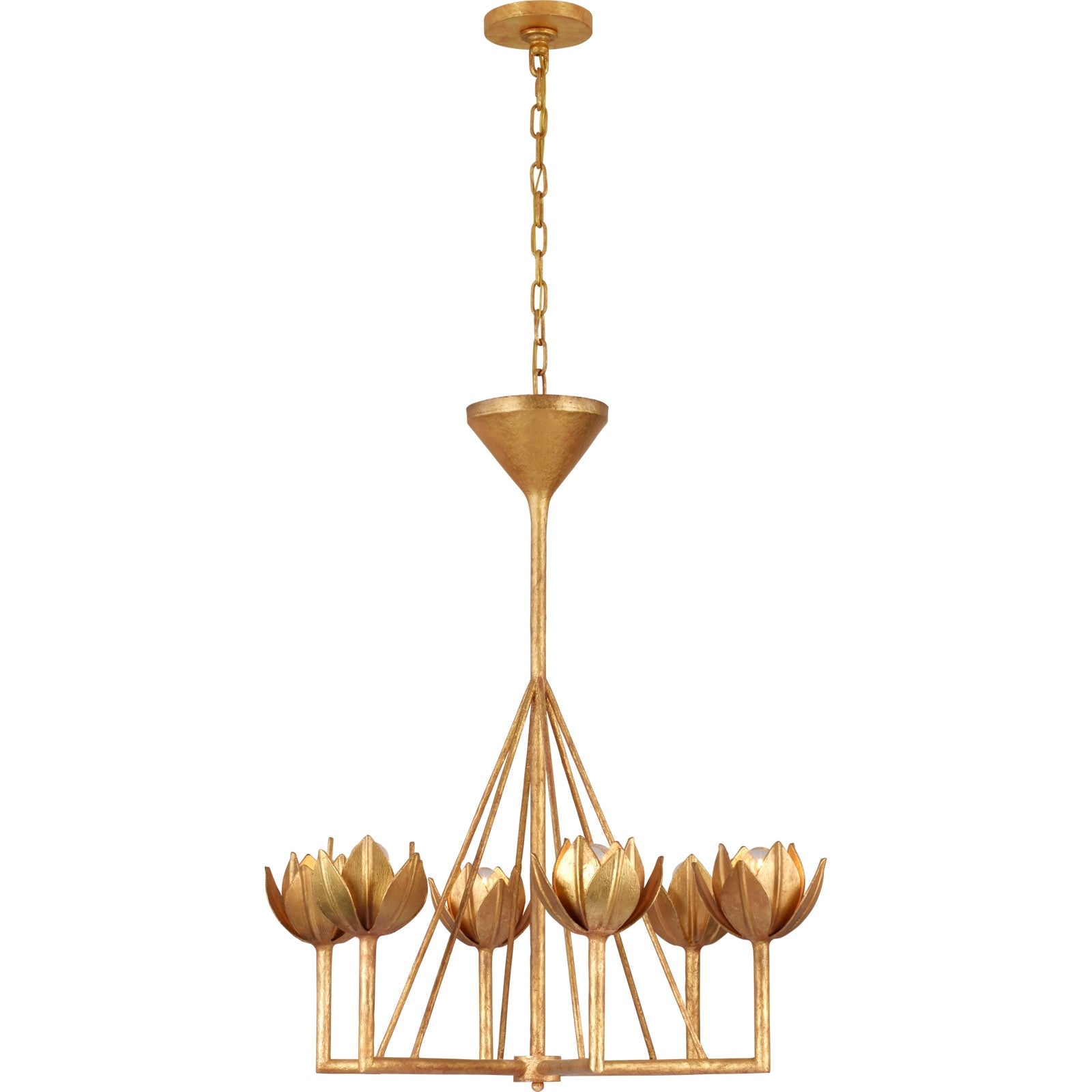 Alberto Small Single Tier Chandelier - Visual Comfort Ceiling Lights