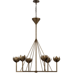 Alberto Large Single Tier Chandelier - Visual Comfort Ceiling Lights