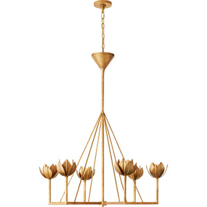 Alberto Large Single Tier Chandelier - Visual Comfort Ceiling Lights