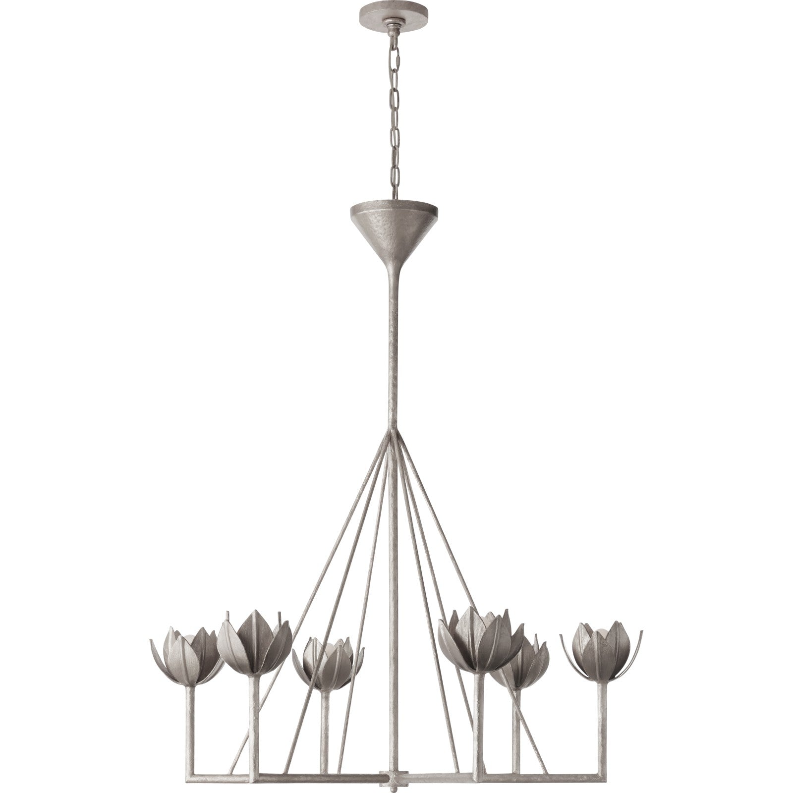 Alberto Large Single Tier Chandelier - Visual Comfort Ceiling Lights