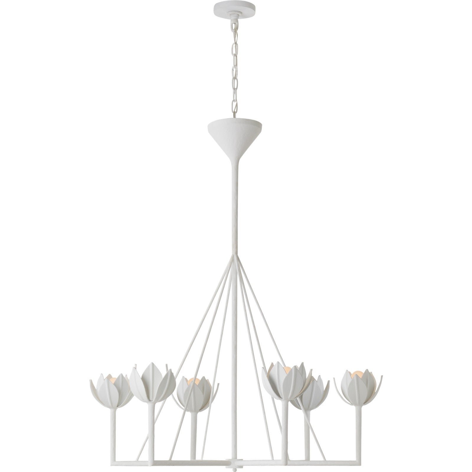 Alberto Large Single Tier Chandelier - Visual Comfort Ceiling Lights