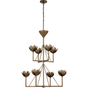 Alberto Medium Two Tier Chandelier - Visual Comfort Ceiling Lights