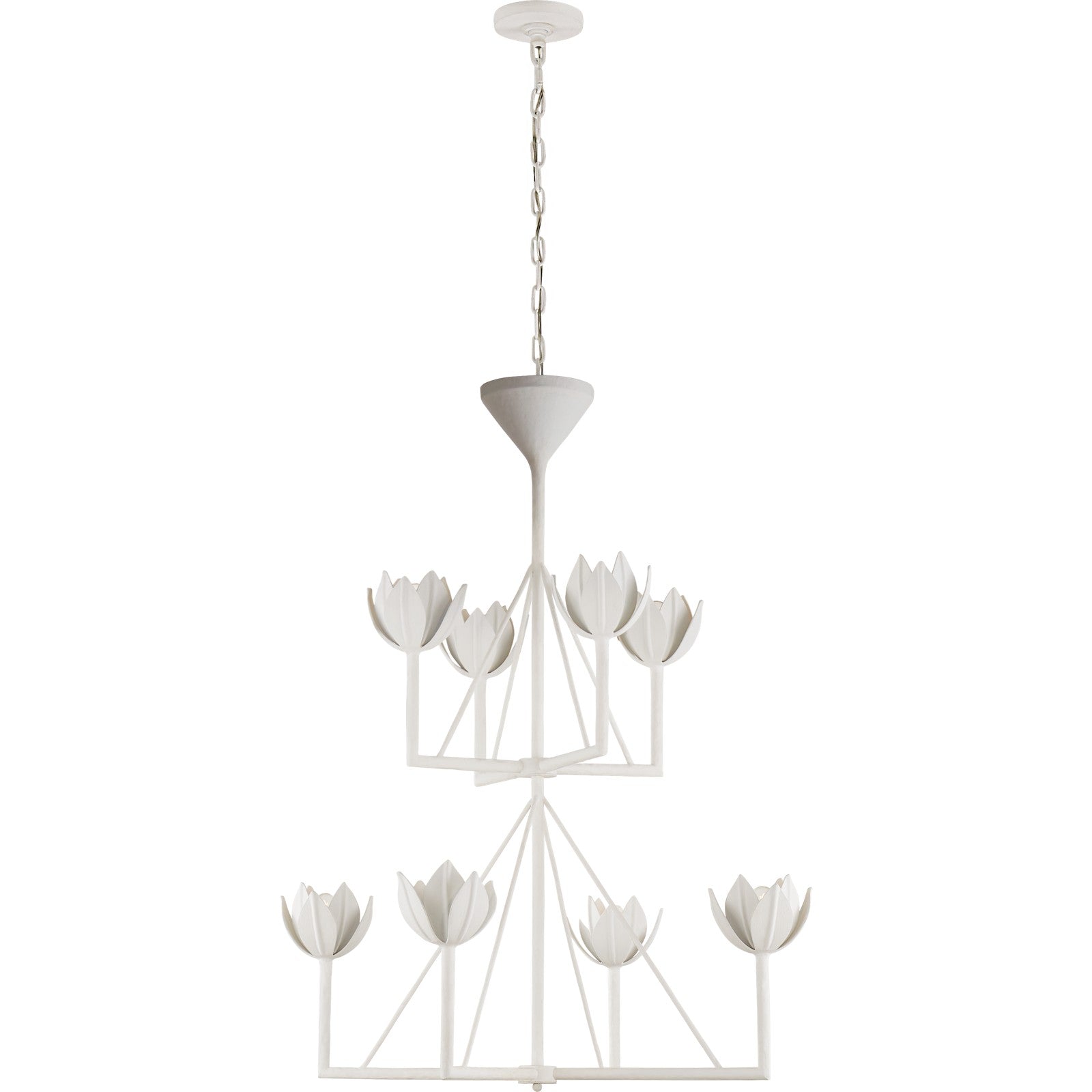 Alberto Medium Two Tier Chandelier - Visual Comfort Ceiling Lights