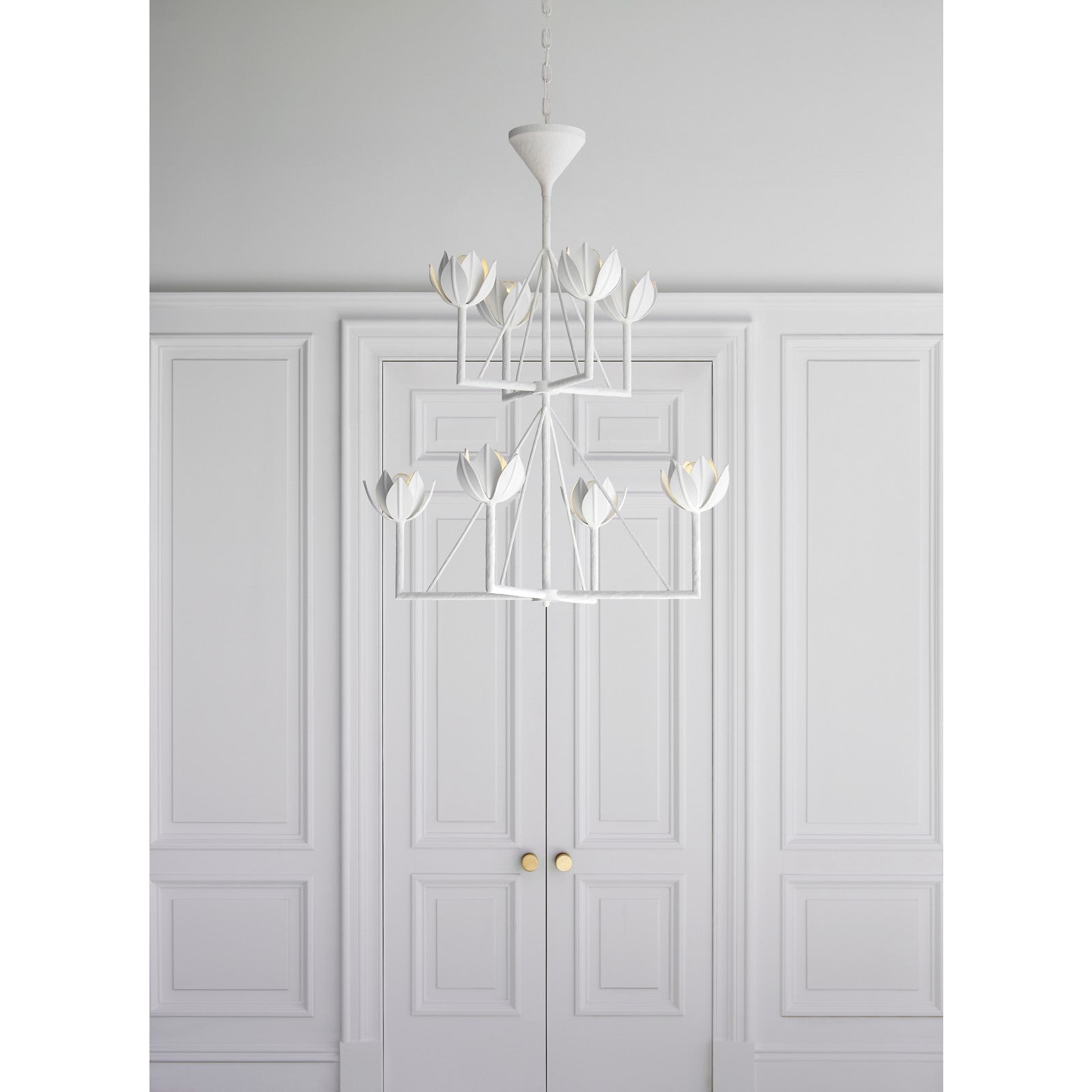 Alberto Medium Two Tier Chandelier - Visual Comfort Ceiling Lights