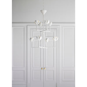 Alberto Medium Two Tier Chandelier - Visual Comfort Ceiling Lights