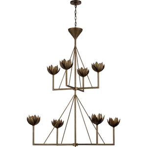 Alberto Large Two Tier Chandelier - Visual Comfort Ceiling Lights