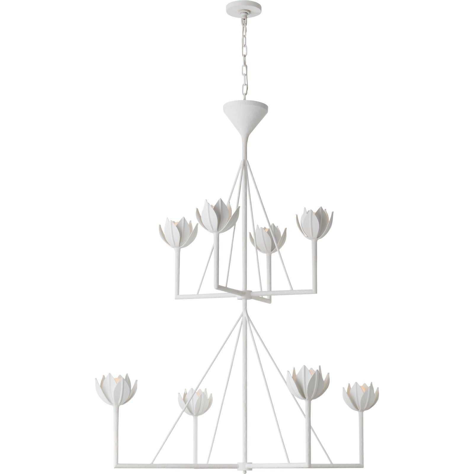 Alberto Large Two Tier Chandelier - Visual Comfort Ceiling Lights