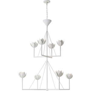 Alberto Large Two Tier Chandelier - Visual Comfort Ceiling Lights