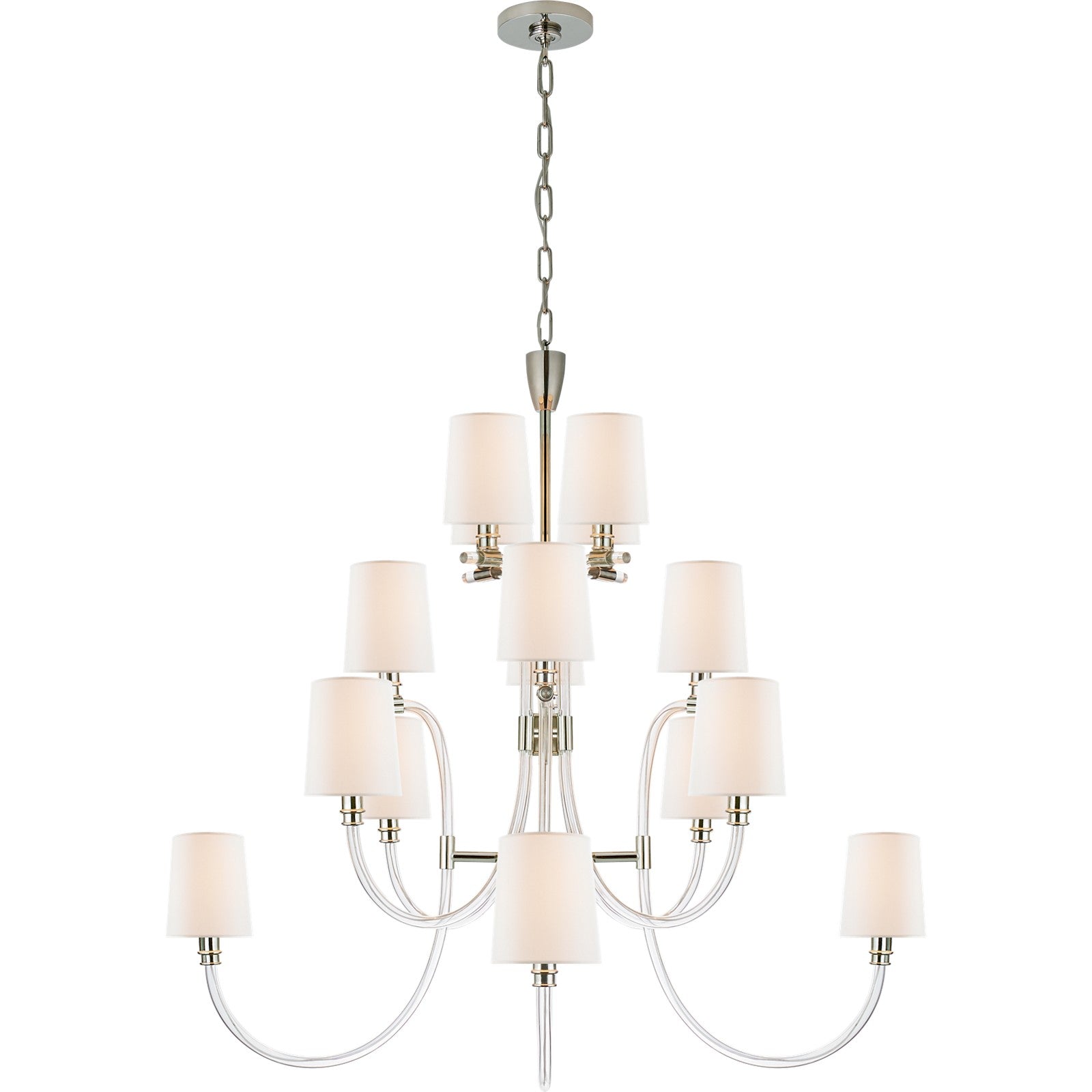 Clarice Large Chandelier - Visual Comfort Ceiling Lights