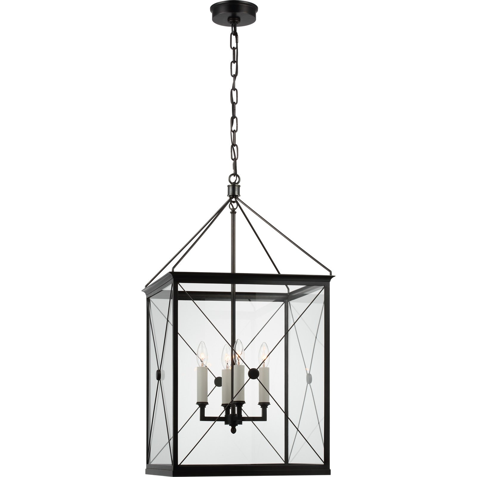 Rossi Medium Lantern - Visual Comfort Ceiling Lights