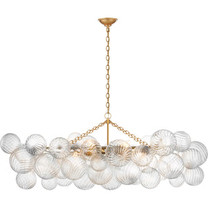 Talia Medium Linear Chandelier - Visual Comfort Ceiling Lights