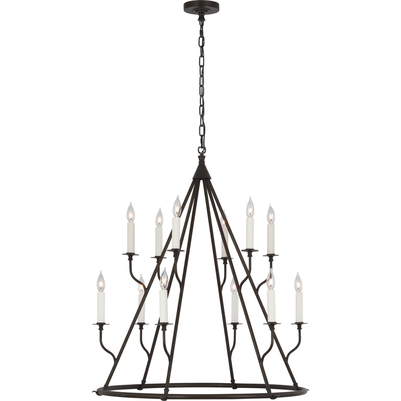 Lorio Large Chandelier - Visual Comfort Ceiling Lights