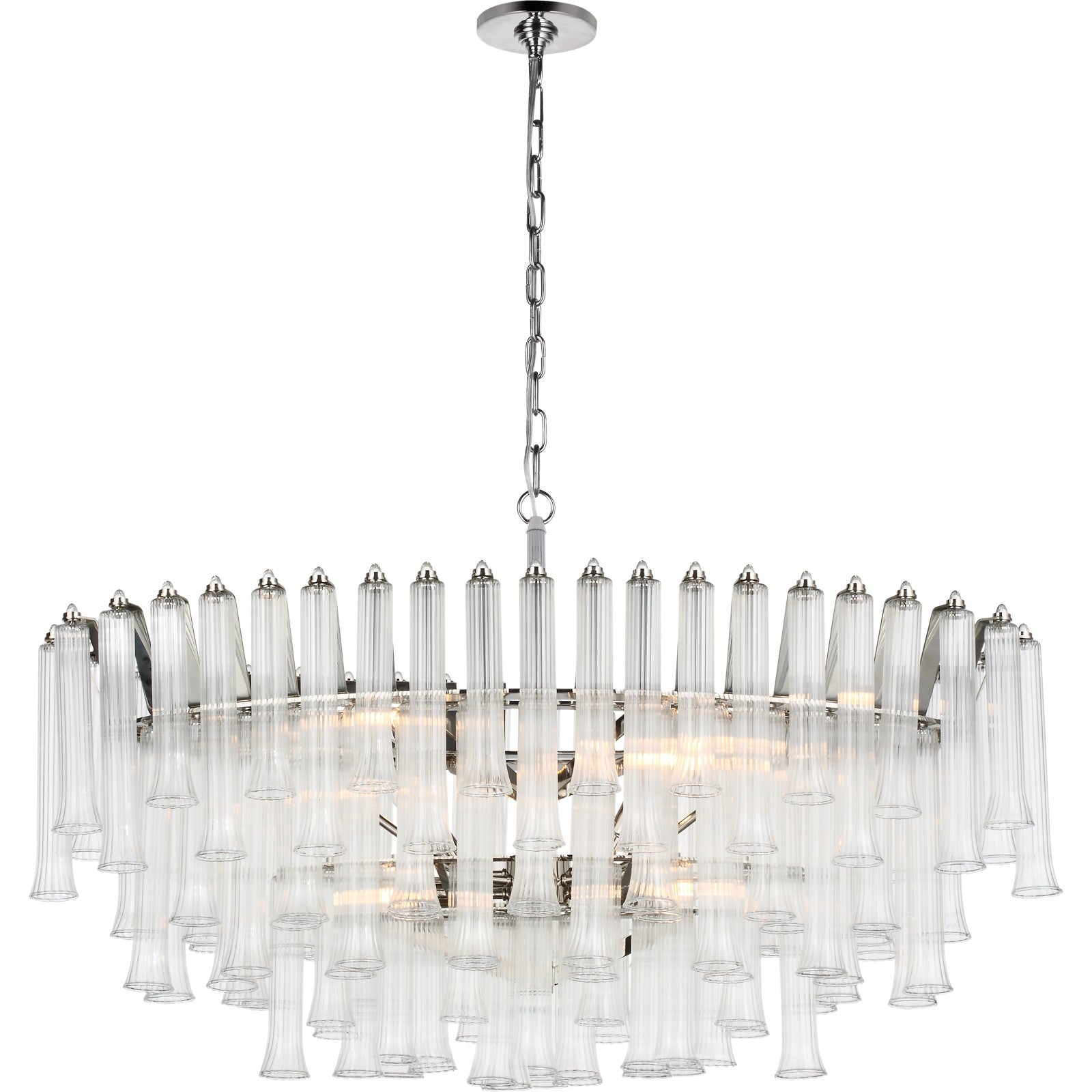 Lorelei X-Large Oval Chandelier - Visual Comfort Ceiling Lights