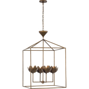 Alberto Large Open Cage Lantern - Visual Comfort Ceiling Lights