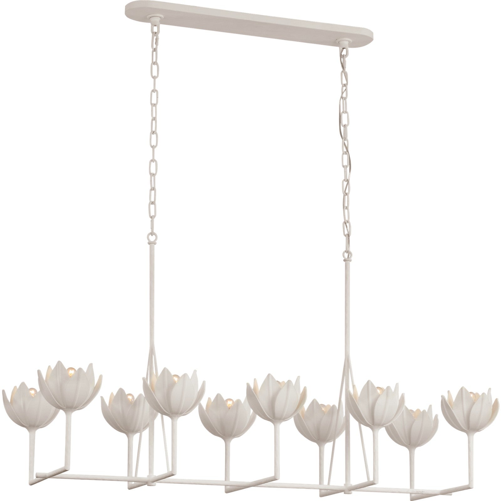 Alberto Large Linear Chandelier - Visual Comfort Ceiling Lights