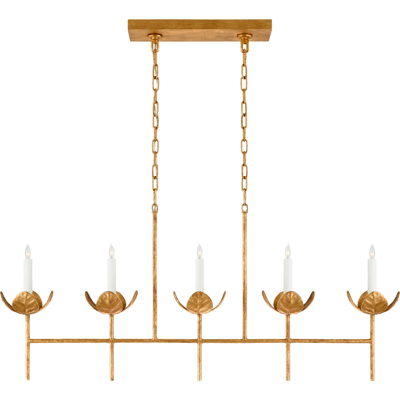 Illana Large Linear Chandelier - Visual Comfort Ceiling Lights