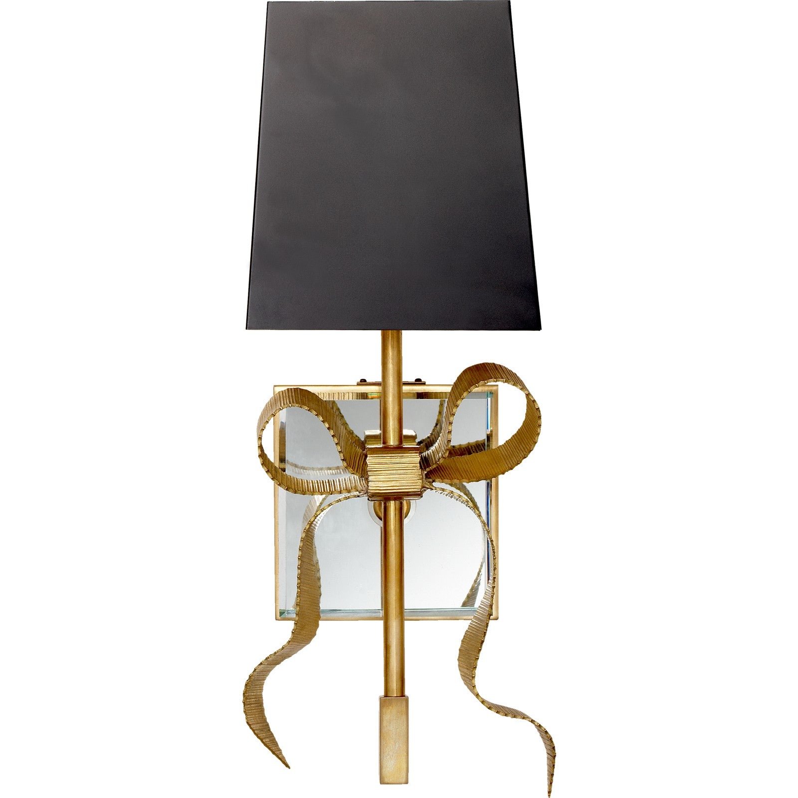 Ellery Gros-Grain Bow Small Sconce - Visual Comfort Wall Lights