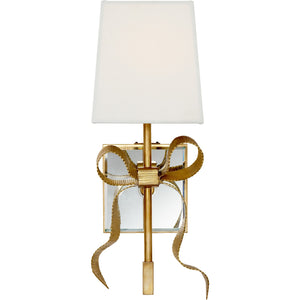 Ellery Gros-Grain Bow Small Sconce - Visual Comfort Wall Lights