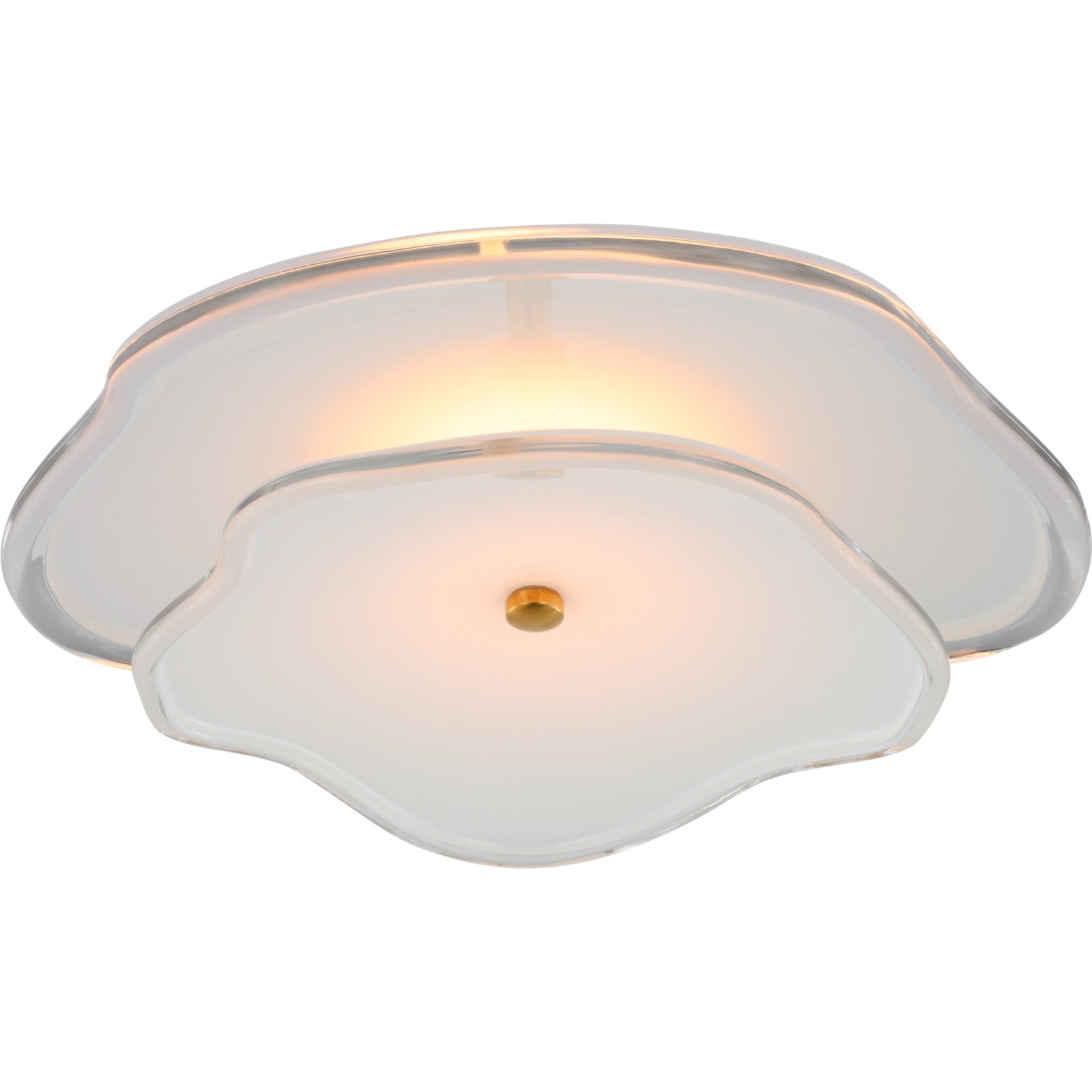 Leighton 14" Layered Flush Mount - Visual Comfort Ceiling Lights