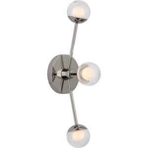 Alloway 19" Triple Linear Sconce - Visual Comfort Wall Lights