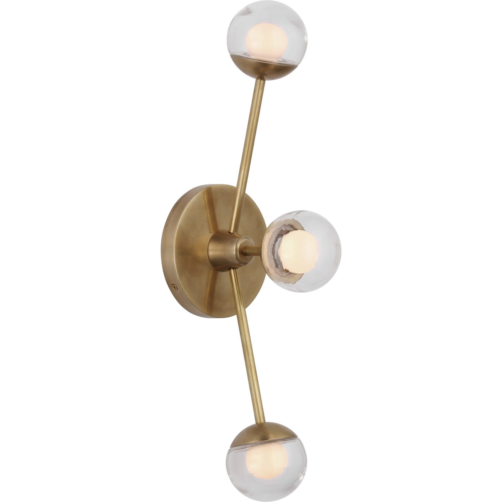 Alloway 19" Triple Linear Sconce - Visual Comfort Wall Lights