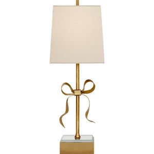 Ellery Gros-Grain Bow Table Lamp - Visual Comfort Table Lamps