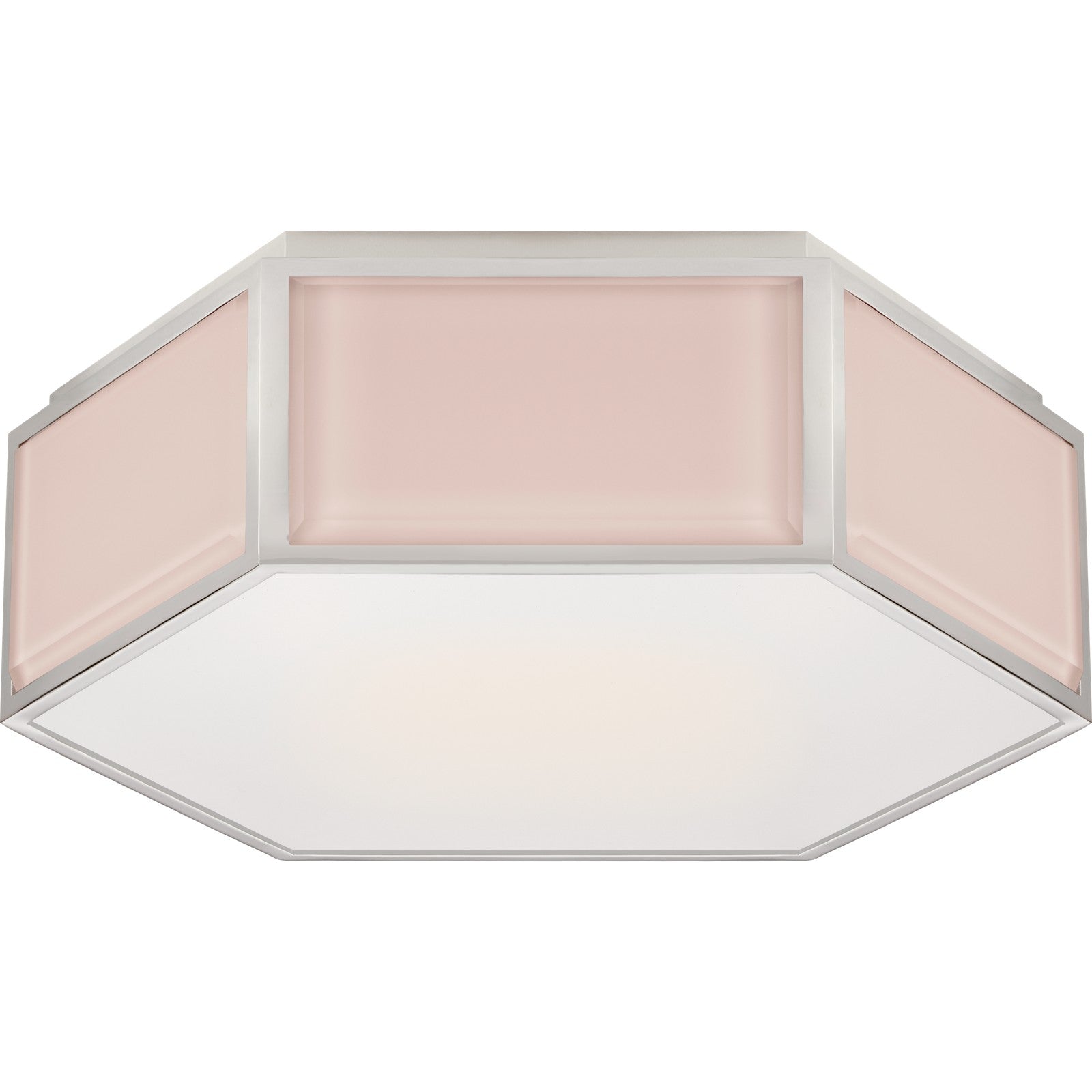Bradford Small Hexagonal Flush Mount - Visual Comfort Ceiling Lights