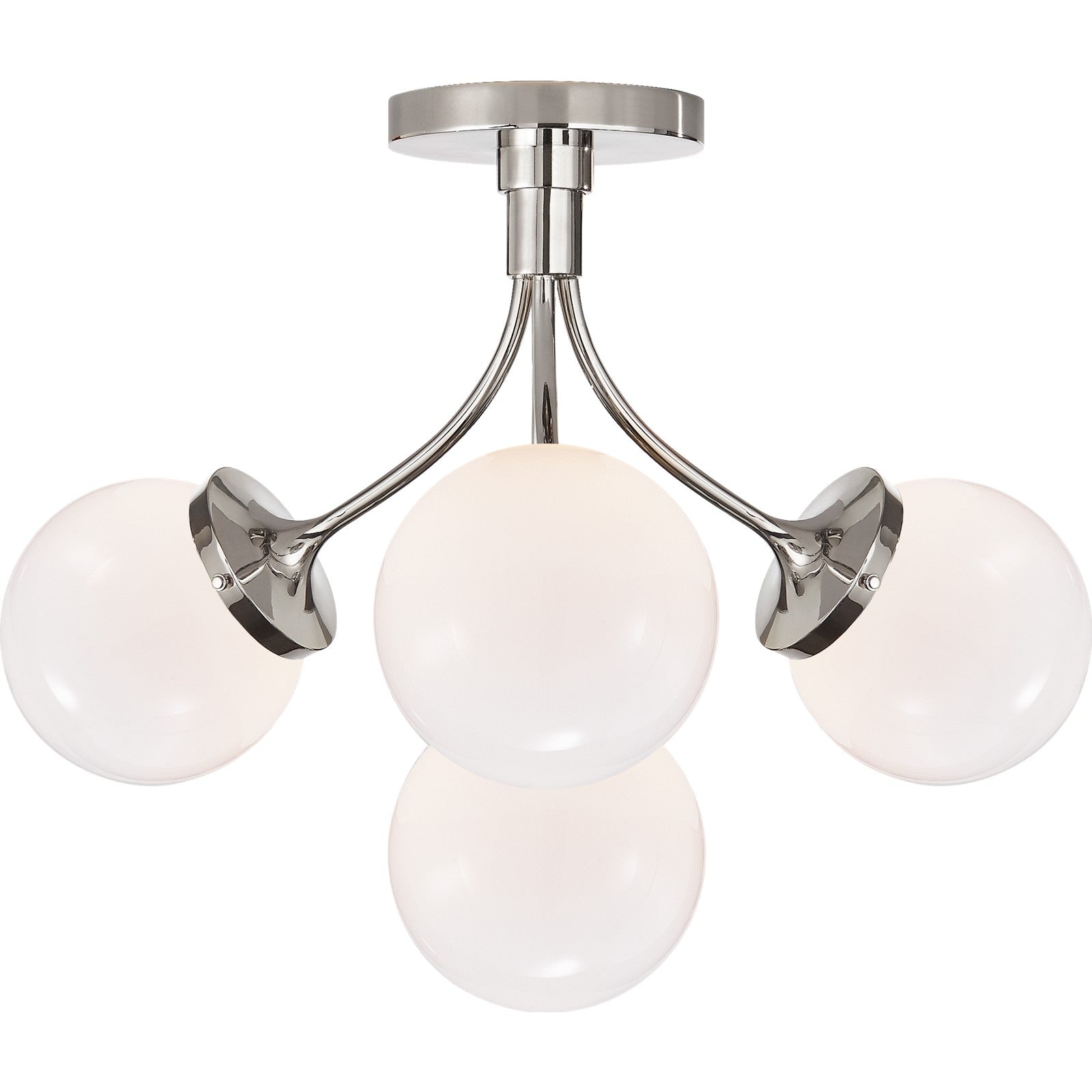 Prescott Medium Semi-Flush Mount - Visual Comfort Ceiling Lights