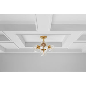 Prescott Medium Semi-Flush Mount - Visual Comfort Ceiling Lights
