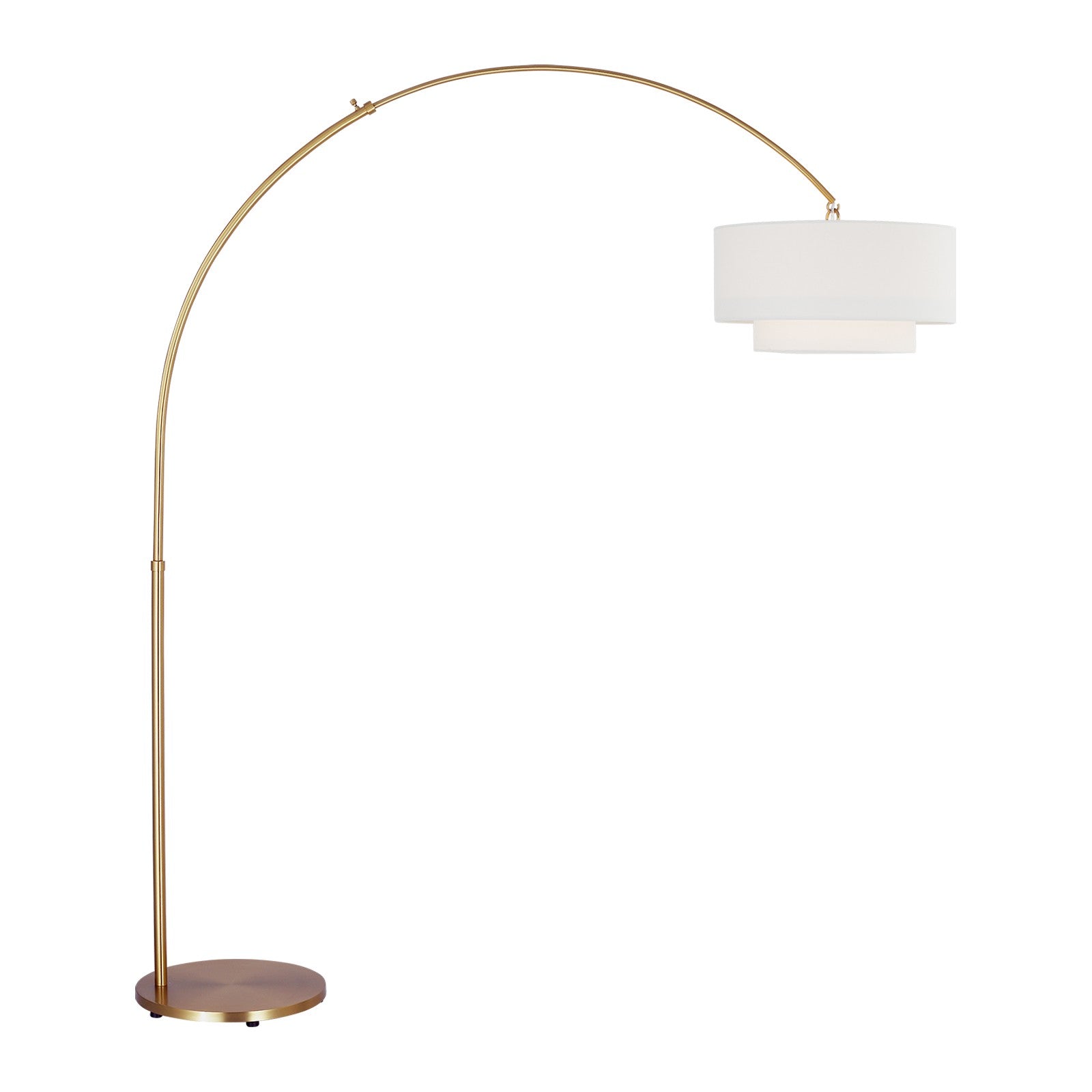 Sawyer Floor Lamp Polished Nickel - Visual Comfort Floor Lamps