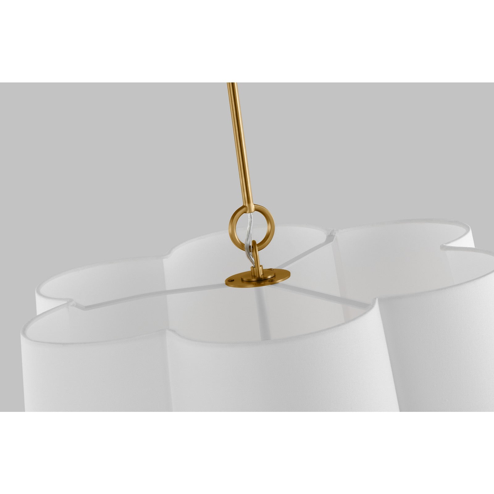 Bronte Large Hanging Shade Burnished Brass - Visual Comfort Ceiling Lights