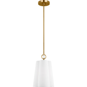Bronte Small Hanging Shade Burnished Brass - Visual Comfort Ceiling Lights