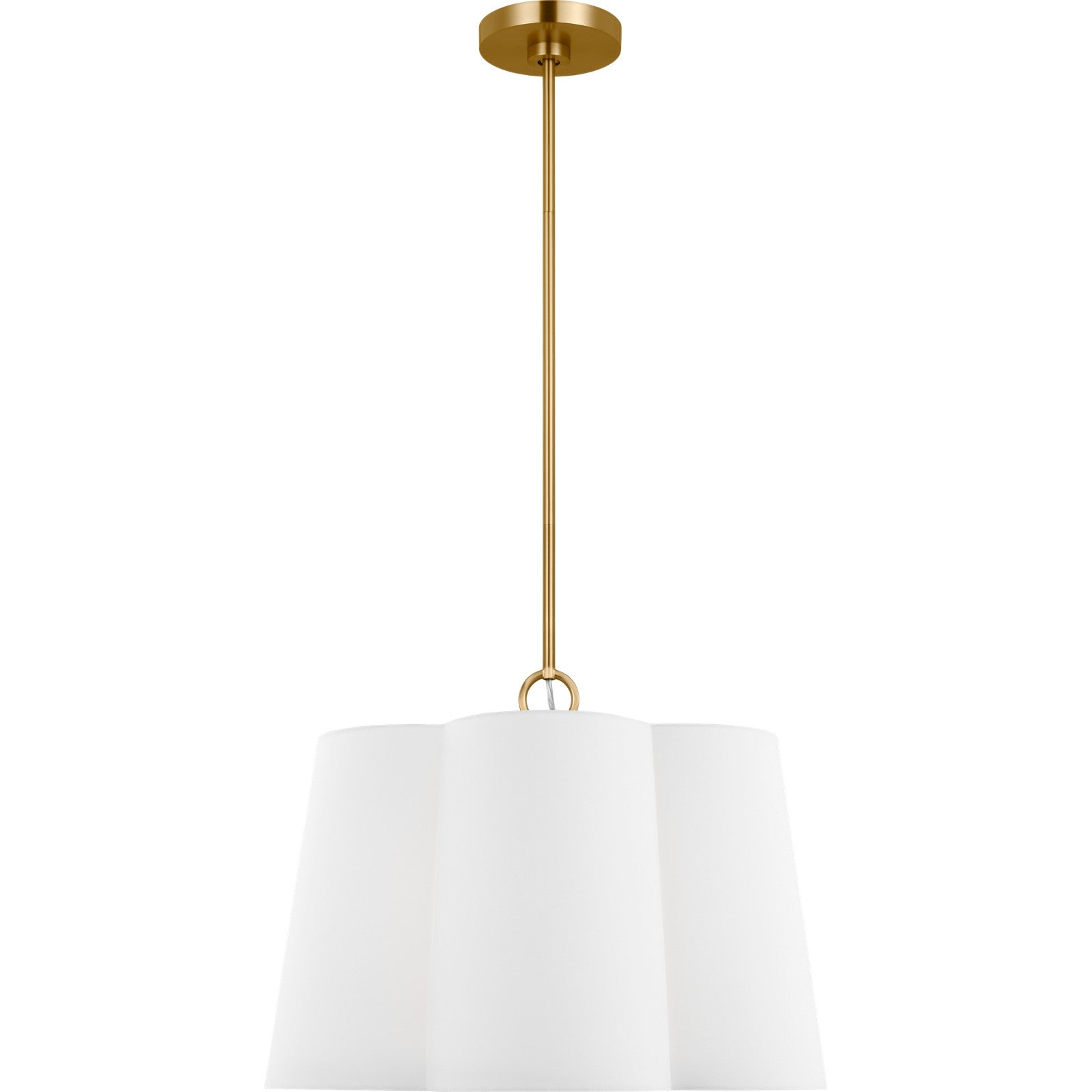 Bronte Medium Hanging Shade Burnished Brass - Visual Comfort Ceiling Lights