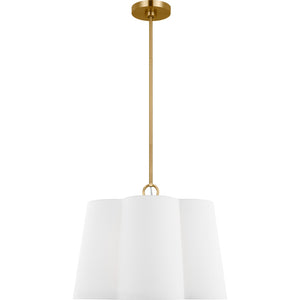 Bronte Medium Hanging Shade Burnished Brass - Visual Comfort Ceiling Lights