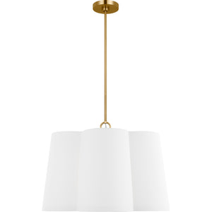 Bronte Large Hanging Shade Burnished Brass - Visual Comfort Ceiling Lights