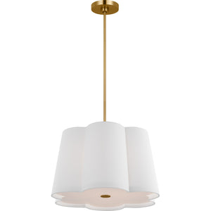 Bronte Medium Hanging Shade Burnished Brass - Visual Comfort Ceiling Lights