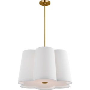 Bronte Large Hanging Shade Burnished Brass - Visual Comfort Ceiling Lights