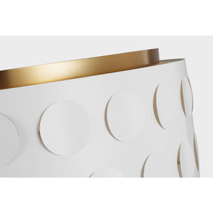 Dottie Large Flush Mount Burnished Brass - Visual Comfort Ceiling Lights
