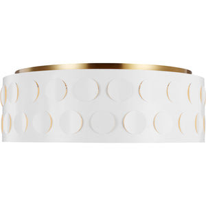 Dottie Large Flush Mount Burnished Brass - Visual Comfort Ceiling Lights
