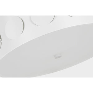 Dottie Medium Flush Mount Burnished Brass - Visual Comfort Ceiling Lights