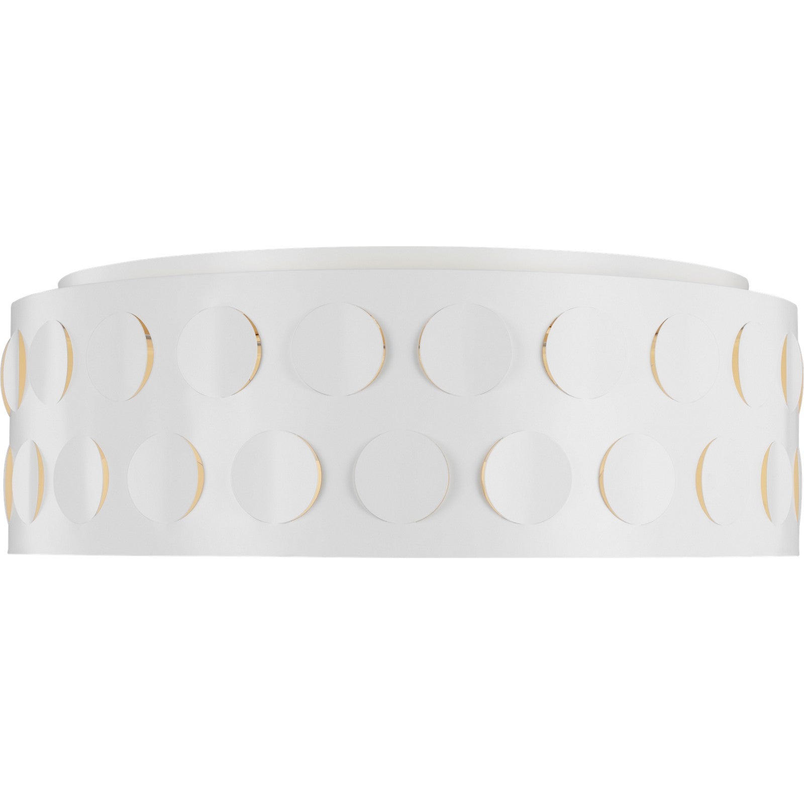 Dottie Large Flush Mount Burnished Brass - Visual Comfort Ceiling Lights
