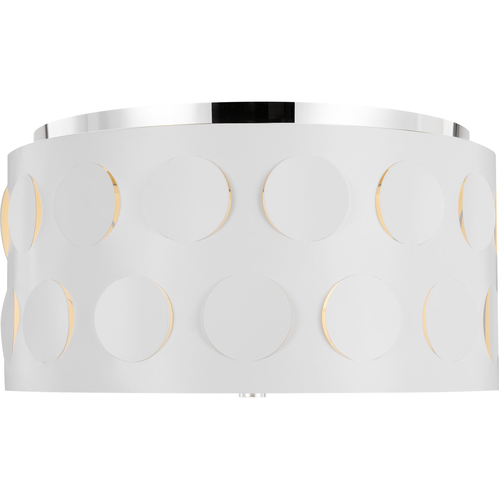 Dottie Medium Flush Mount Burnished Brass - Visual Comfort Ceiling Lights