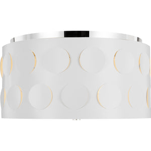 Dottie Medium Flush Mount Burnished Brass - Visual Comfort Ceiling Lights