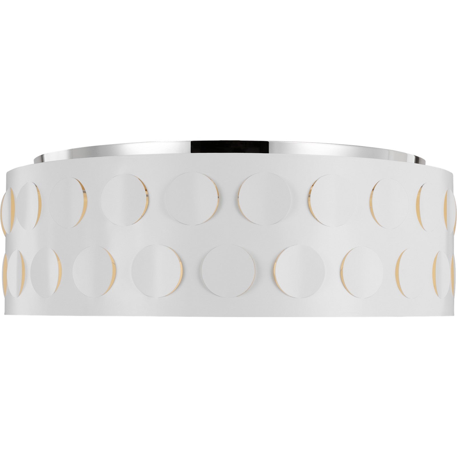 Dottie Large Flush Mount Burnished Brass - Visual Comfort Ceiling Lights