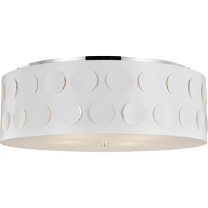 Dottie Large Flush Mount Burnished Brass - Visual Comfort Ceiling Lights