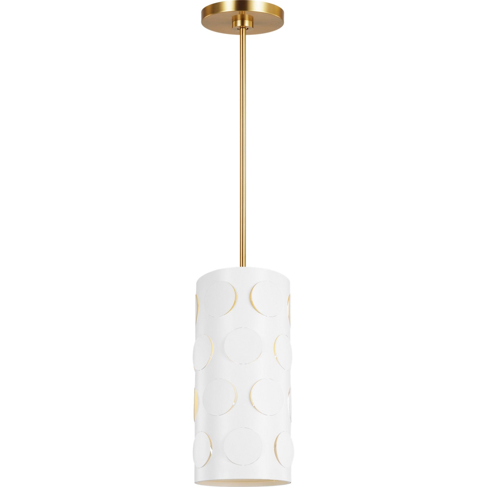 Dottie Small Pendant Burnished Brass - Visual Comfort Ceiling Lights