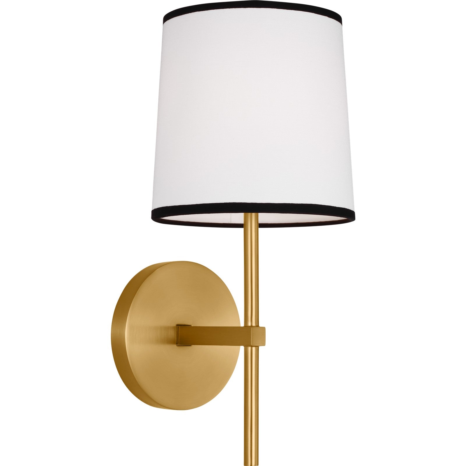 Ellison Medium Single Sconce Burnished Brass - Visual Comfort Wall Lights