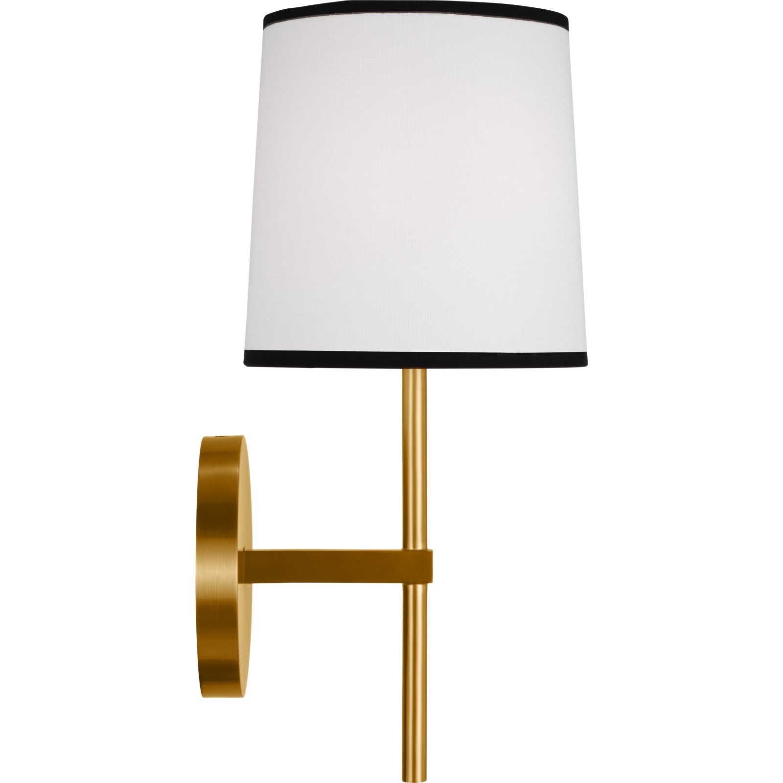 Ellison Medium Single Sconce Burnished Brass - Visual Comfort Wall Lights